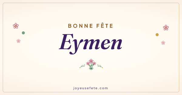 Image « Bonne fête Eymen » au format large
