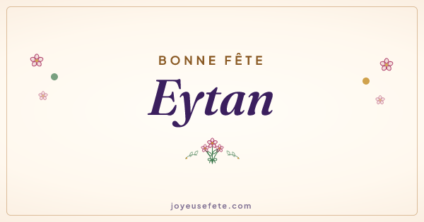 Image « Bonne fête Eytan » au format large