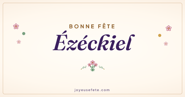 Image « Bonne fête Ezéckiel » au format large