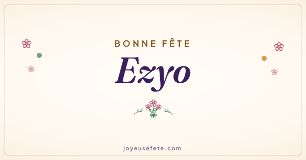 Image « Bonne fête Ezyo » au format large