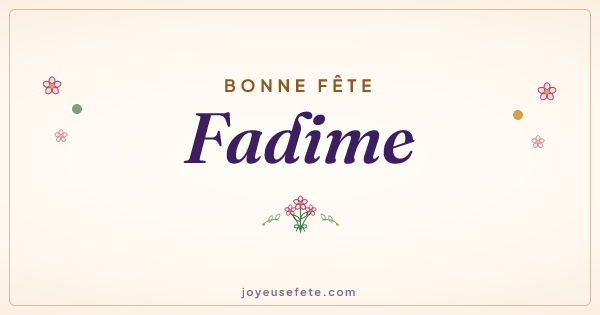 Image « Bonne fête Fadime » au format large