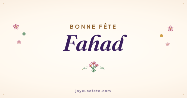 Image « Bonne fête Fahad » au format large