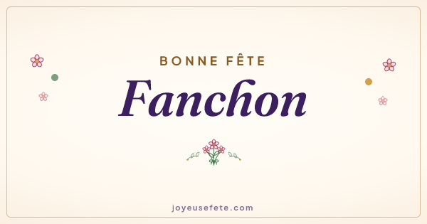 Image « Bonne fête Fanchon » au format large