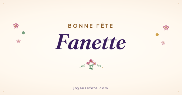Image « Bonne fête Fanette » au format large