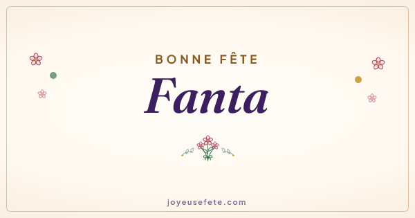Image « Bonne fête Fanta » au format large
