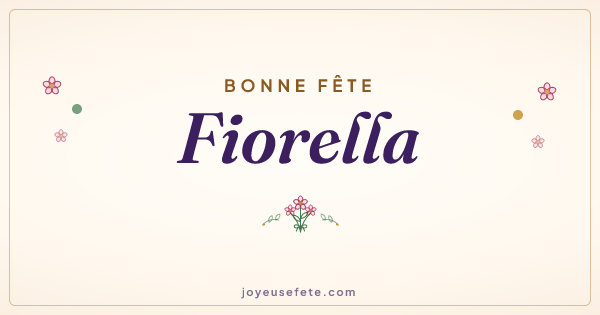 Image « Bonne fête Fiorella » au format large
