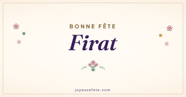 Image « Bonne fête Firat » au format large