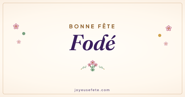 Image « Bonne fête Fodé » au format large