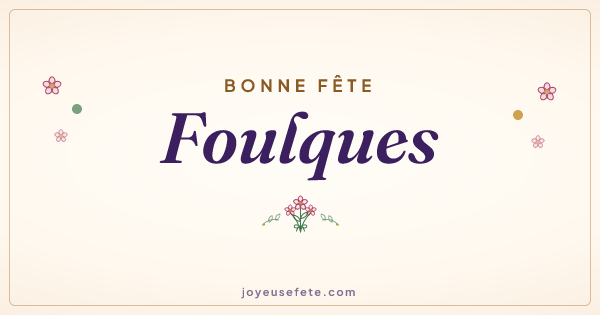 Image « Bonne fête Foulques » au format large