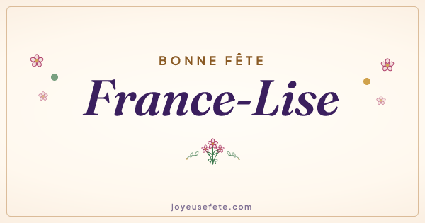 Image « Bonne fête France-Lise » au format large