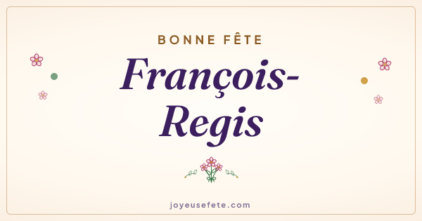 Image « Bonne fête François-Regis » au format large