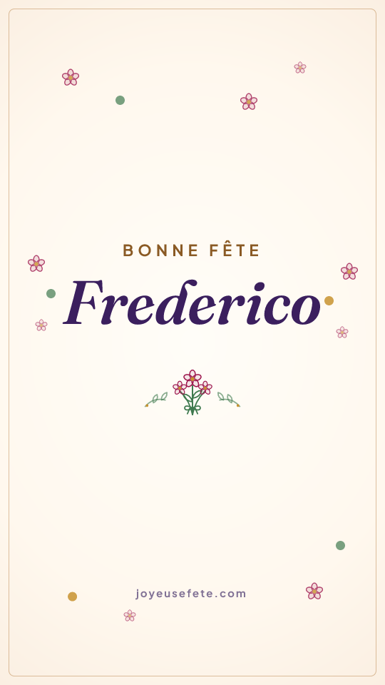 Image « Bonne fête Frederico » au format story