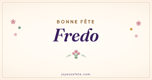 Image « Bonne fête Fredo » au format large