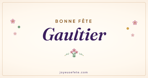 Image « Bonne fête Gaultier » au format large