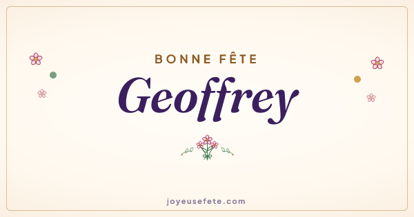 Image « Bonne fête Geoffrey » au format large