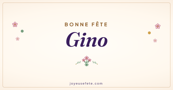 Image « Bonne fête Gino » au format large