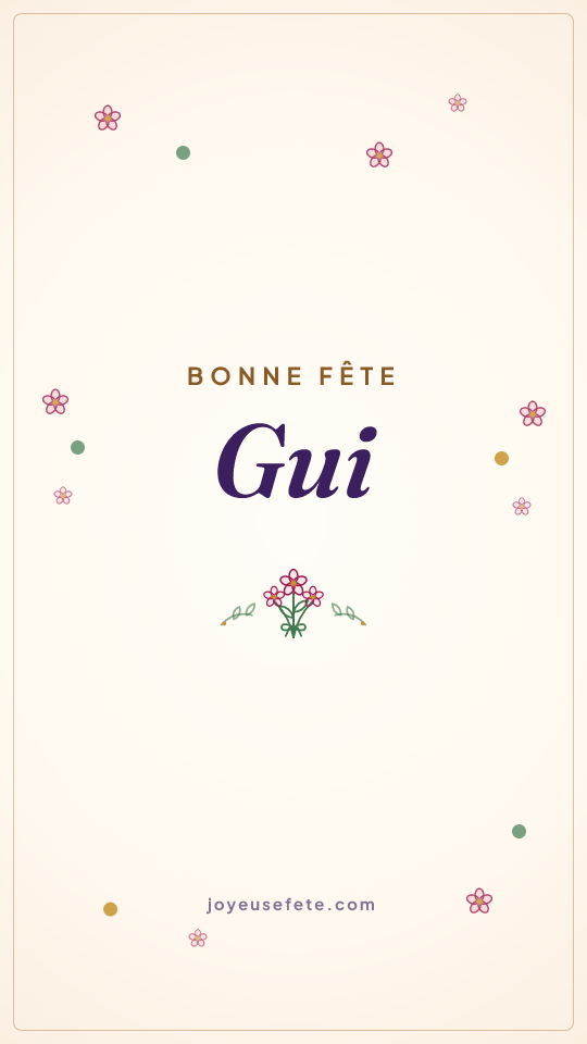 Image « Bonne fête Gui » au format story