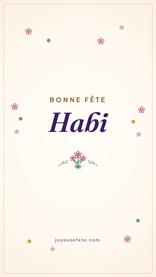 Image « Bonne fête Habi » au format story