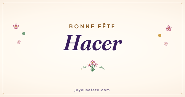 Image « Bonne fête Hacer » au format large