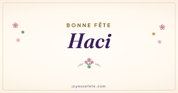 Image « Bonne fête Haci » au format large