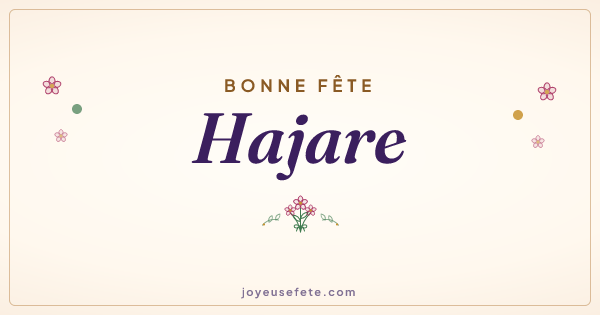 Image « Bonne fête Hajare » au format large