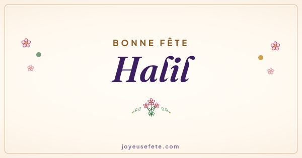 Image « Bonne fête Halil » au format large