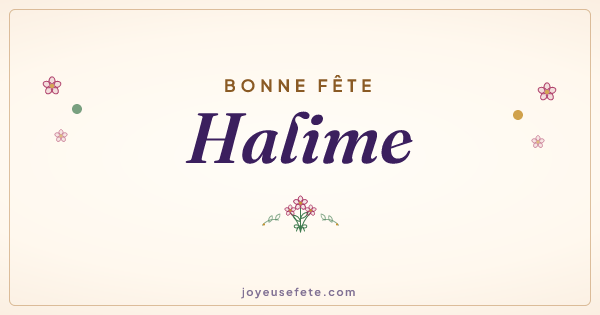 Image « Bonne fête Halime » au format large