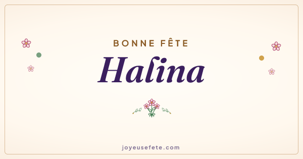 Image « Bonne fête Halina » au format large