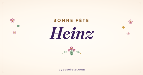 Image « Bonne fête Heinz » au format large