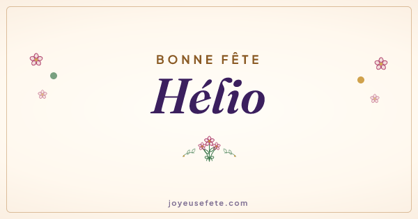 Image « Bonne fête Hélio » au format large