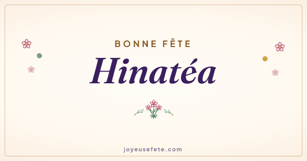 Image « Bonne fête Hinatéa » au format large