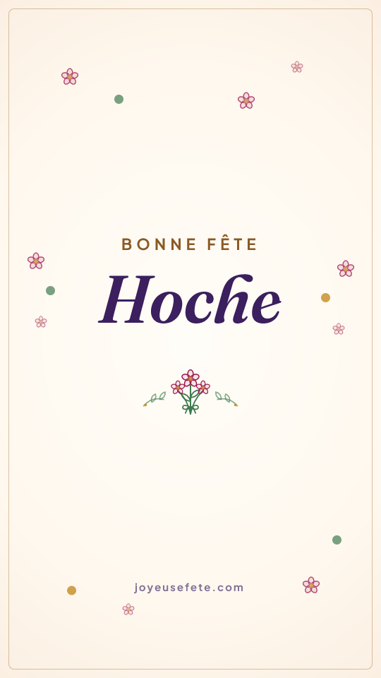 Image « Bonne fête Hoche » au format story
