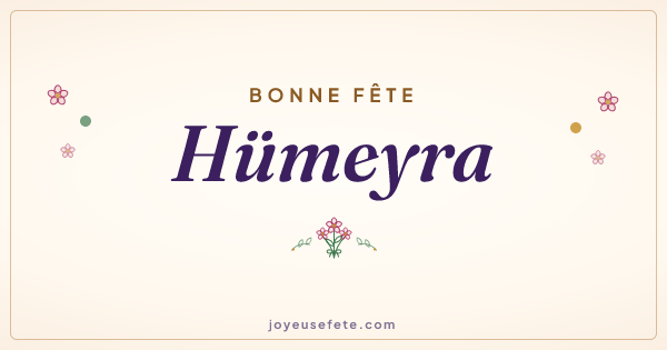 Image « Bonne fête Hümeyra » au format large