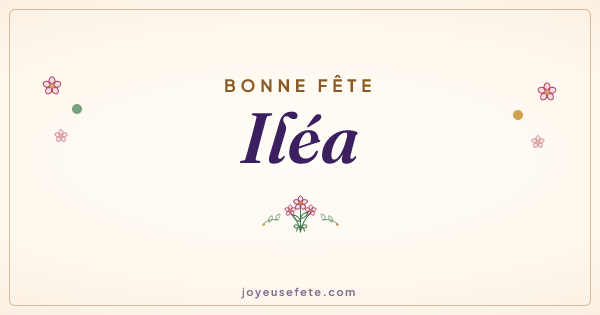 Image « Bonne fête Iléa » au format large