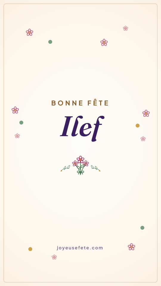 Image « Bonne fête Ilef » au format story