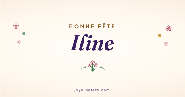 Image « Bonne fête Iline » au format large