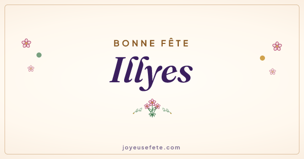 Image « Bonne fête Illyes » au format large