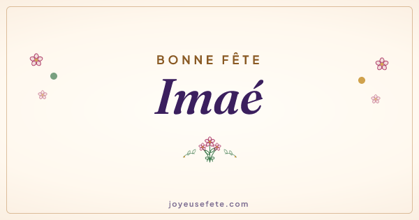 Image « Bonne fête Imaé » au format large