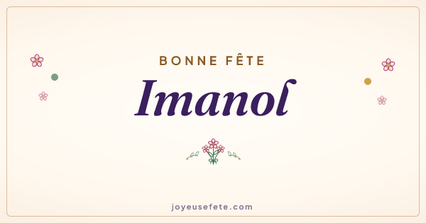 Image « Bonne fête Imanol » au format large