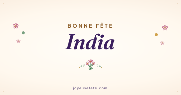 Image « Bonne fête India » au format large