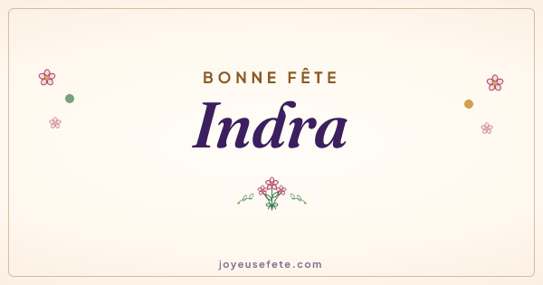 Image « Bonne fête Indra » au format large