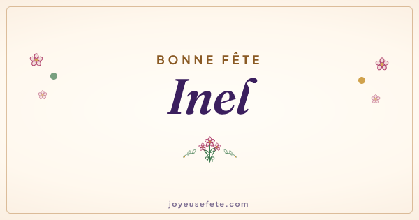 Image « Bonne fête Inel » au format large