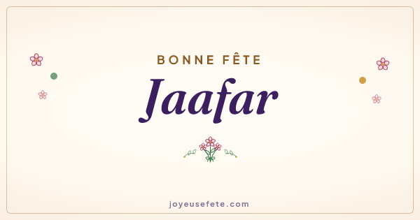 Image « Bonne fête Jaafar » au format large