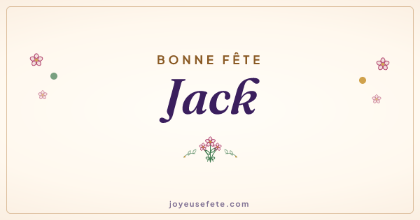 Image « Bonne fête Jack » au format large