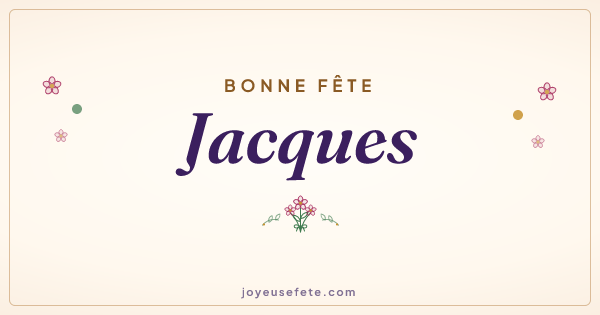 Image « Bonne fête Jacques » au format large