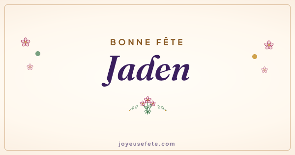 Image « Bonne fête Jaden » au format large