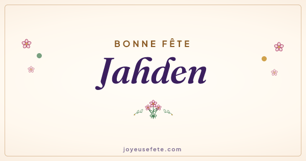Image « Bonne fête Jahden » au format large