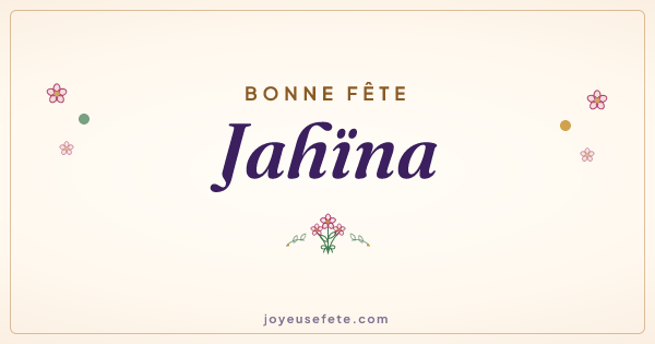 Image « Bonne fête Jahïna » au format large