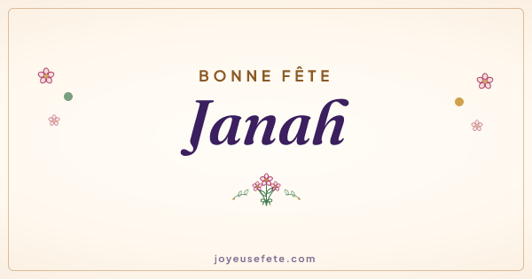 Image « Bonne fête Janah » au format large