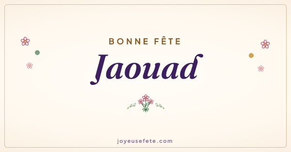 Image « Bonne fête Jaouad » au format large